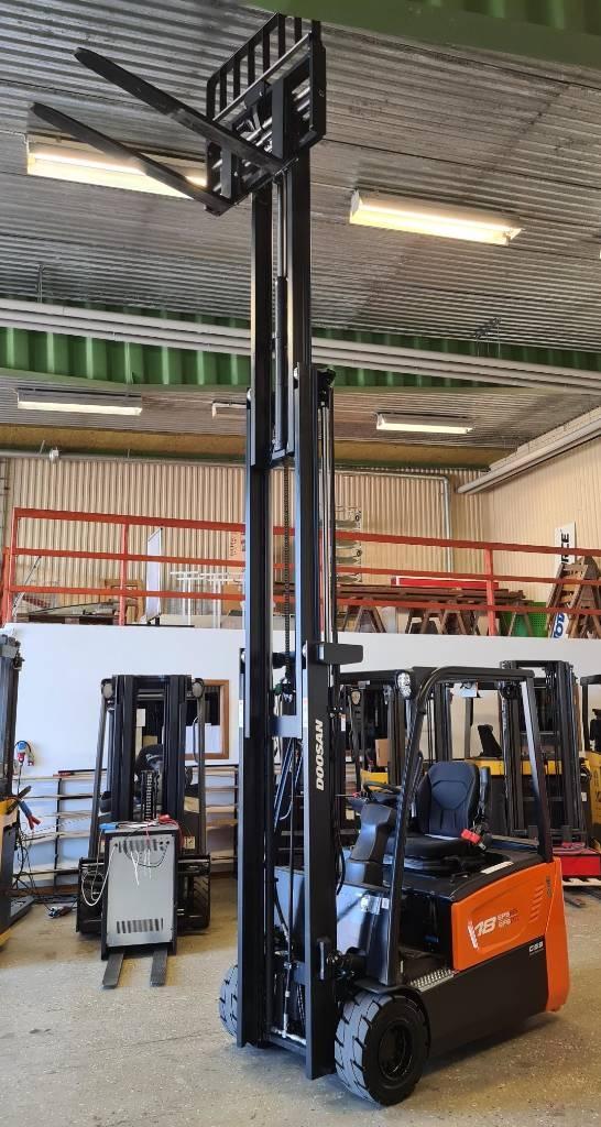 Doosan B 18 T-7 1800 kg 4750 mm HYR-KÖP Electric forklift trucks