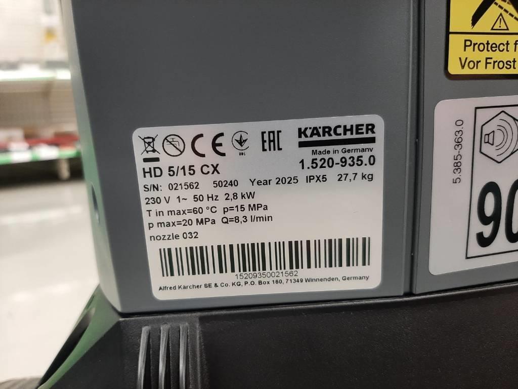 Kärcher HD 5/15 CX Impianti di lavaggio a bassa pressione