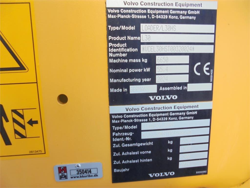 Volvo L30HS Læssemaskiner på hjul