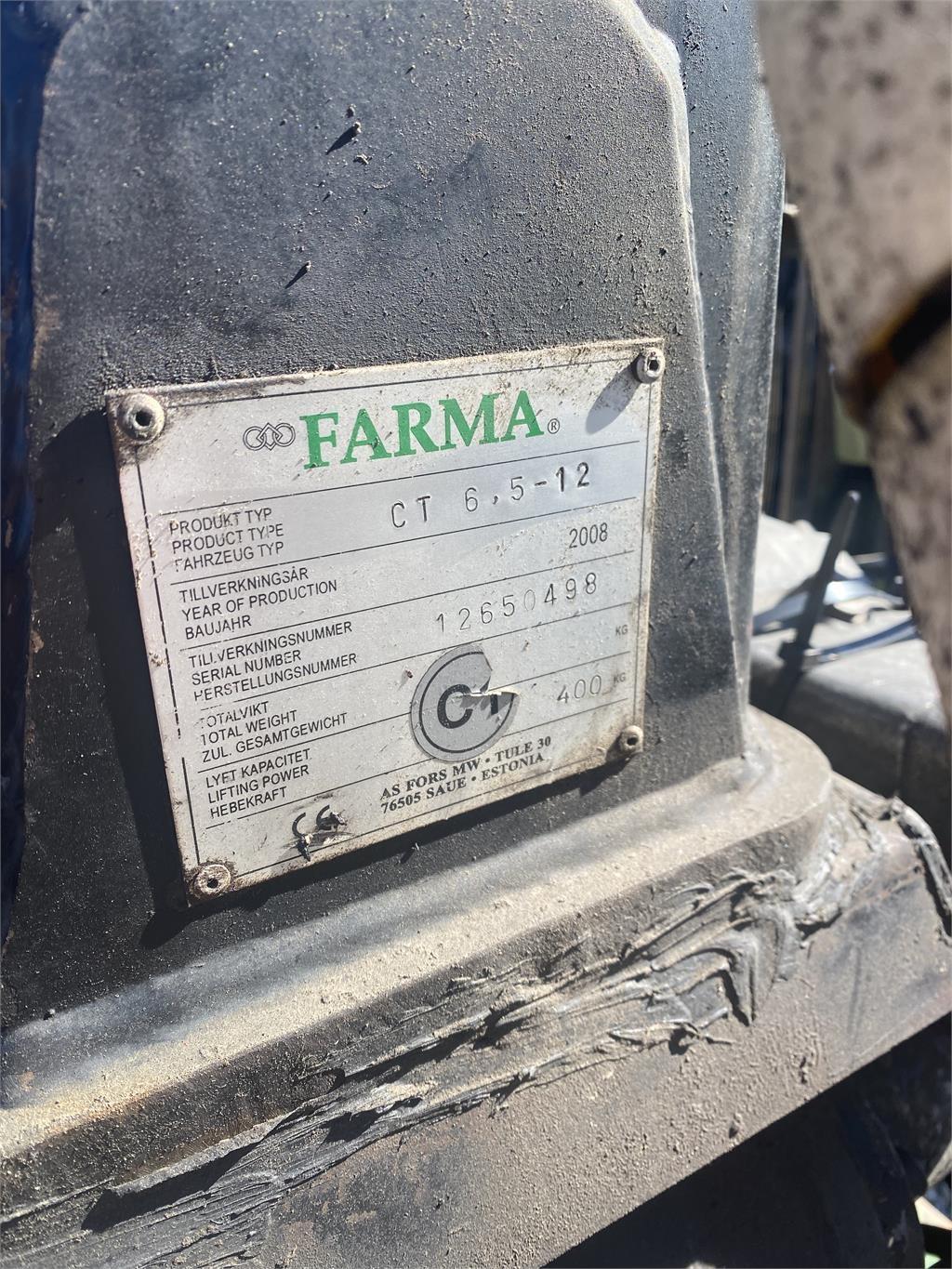 Farma 12T 4WD C6.5 Lantbruk - Övrigt