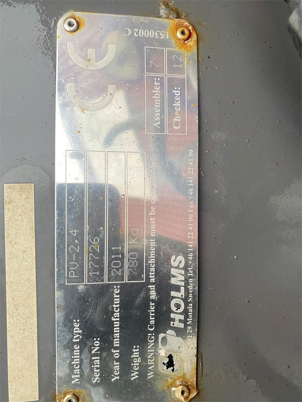 Holms PV 2,4 EURO Snow blades and plows