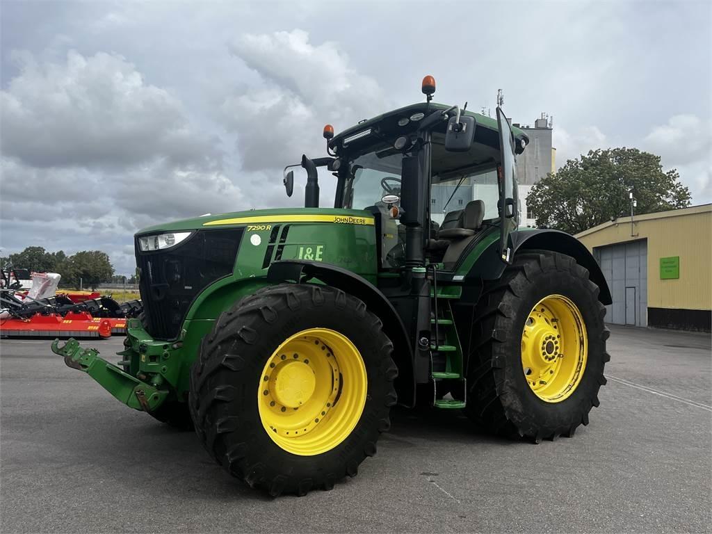 John Deere 7290 R + FL Tractors