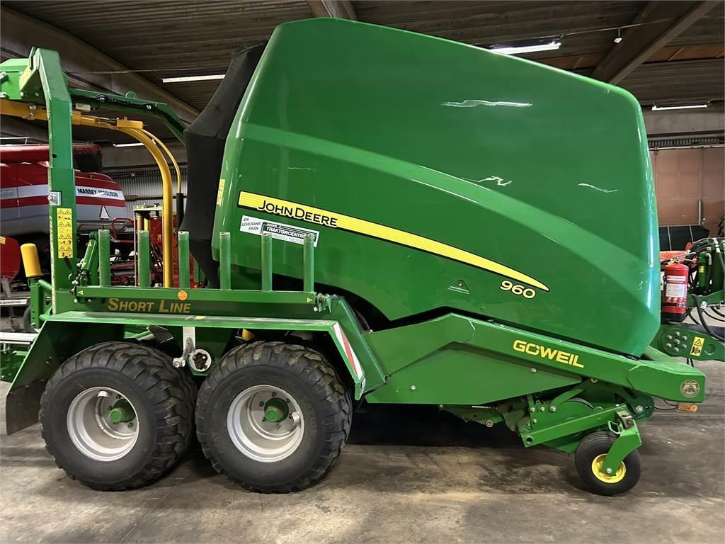 John Deere 960 + GOWEIL G5040 KOMBI Round balers