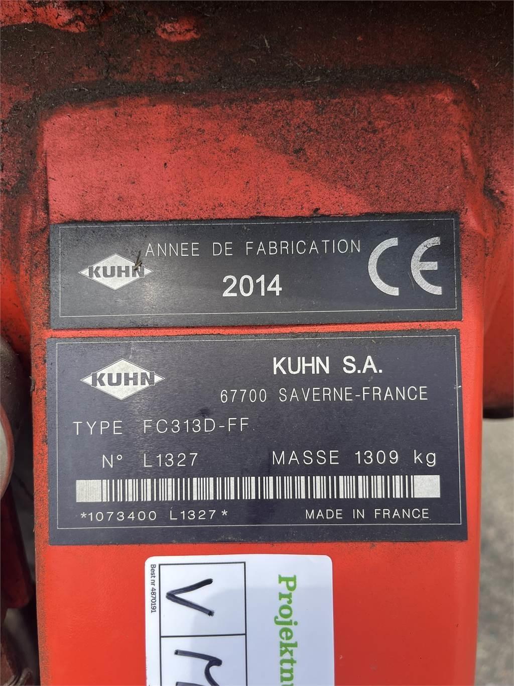 Kuhn FC 313 D Mowers
