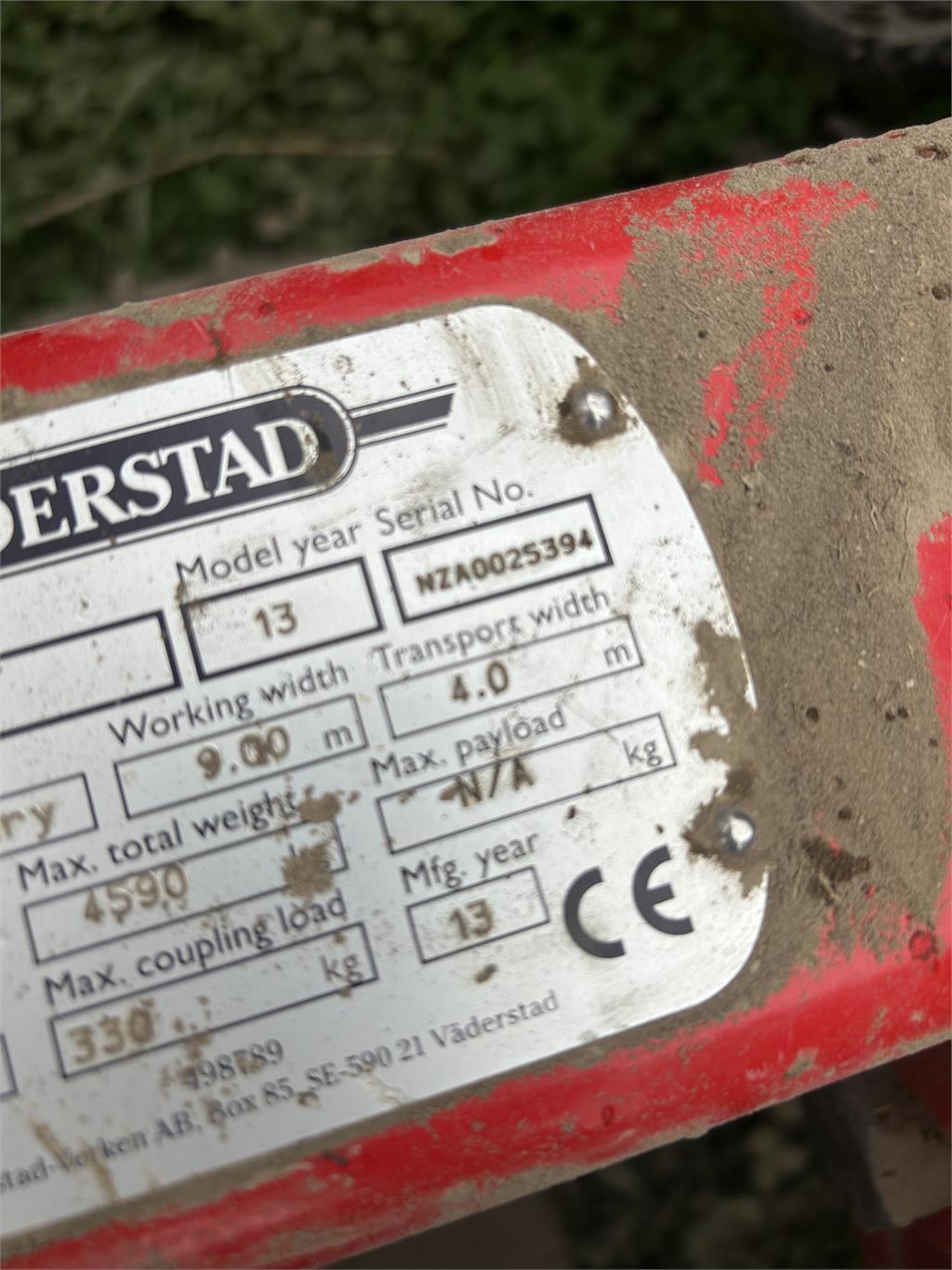 Väderstad NZA-900 Harrows