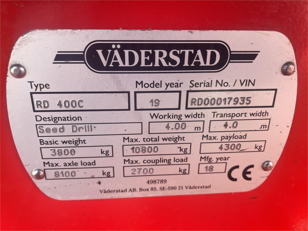 Väderstad RAPID 400 C Såmaskiner
