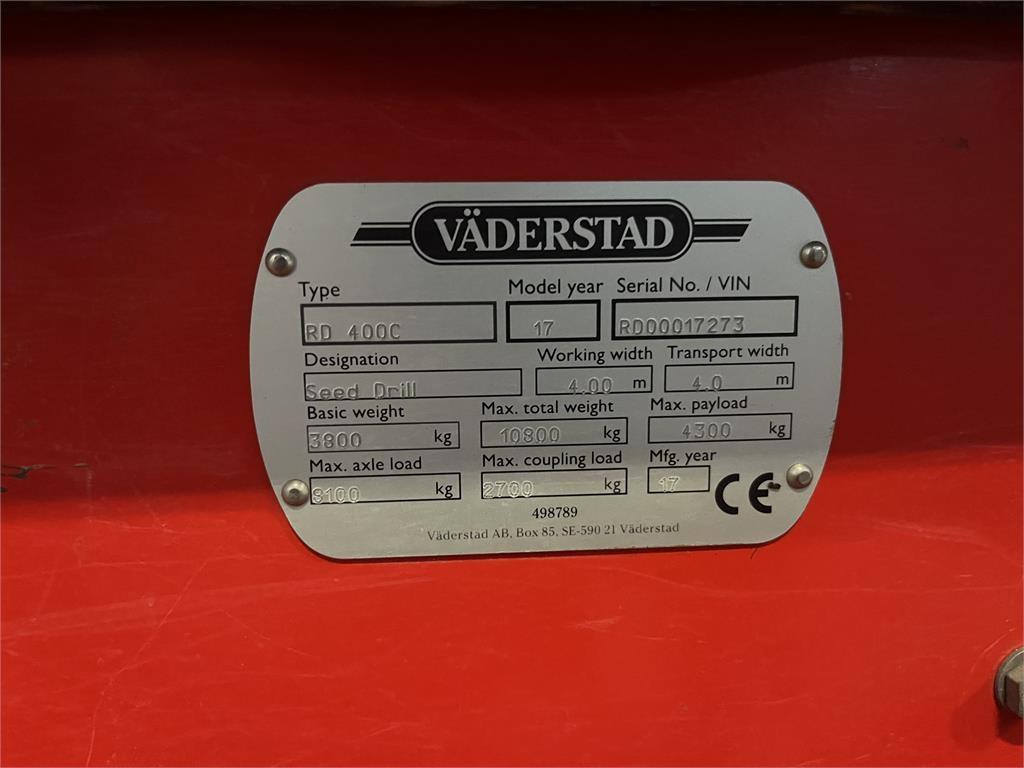 Väderstad RAPID 400 C Såmaskiner