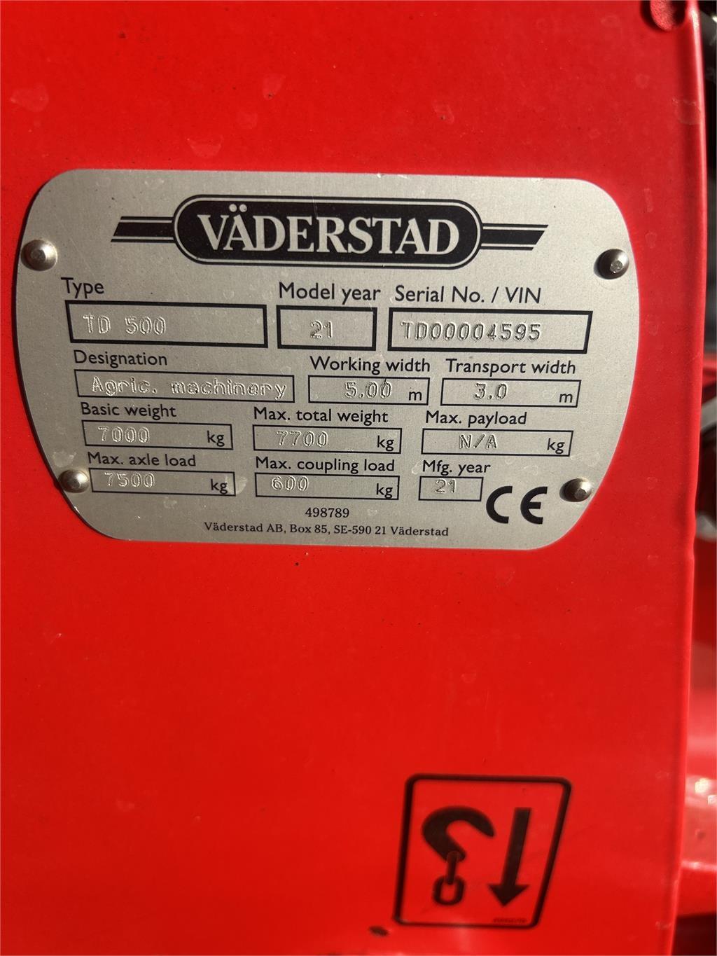 Väderstad TD500 Harrows