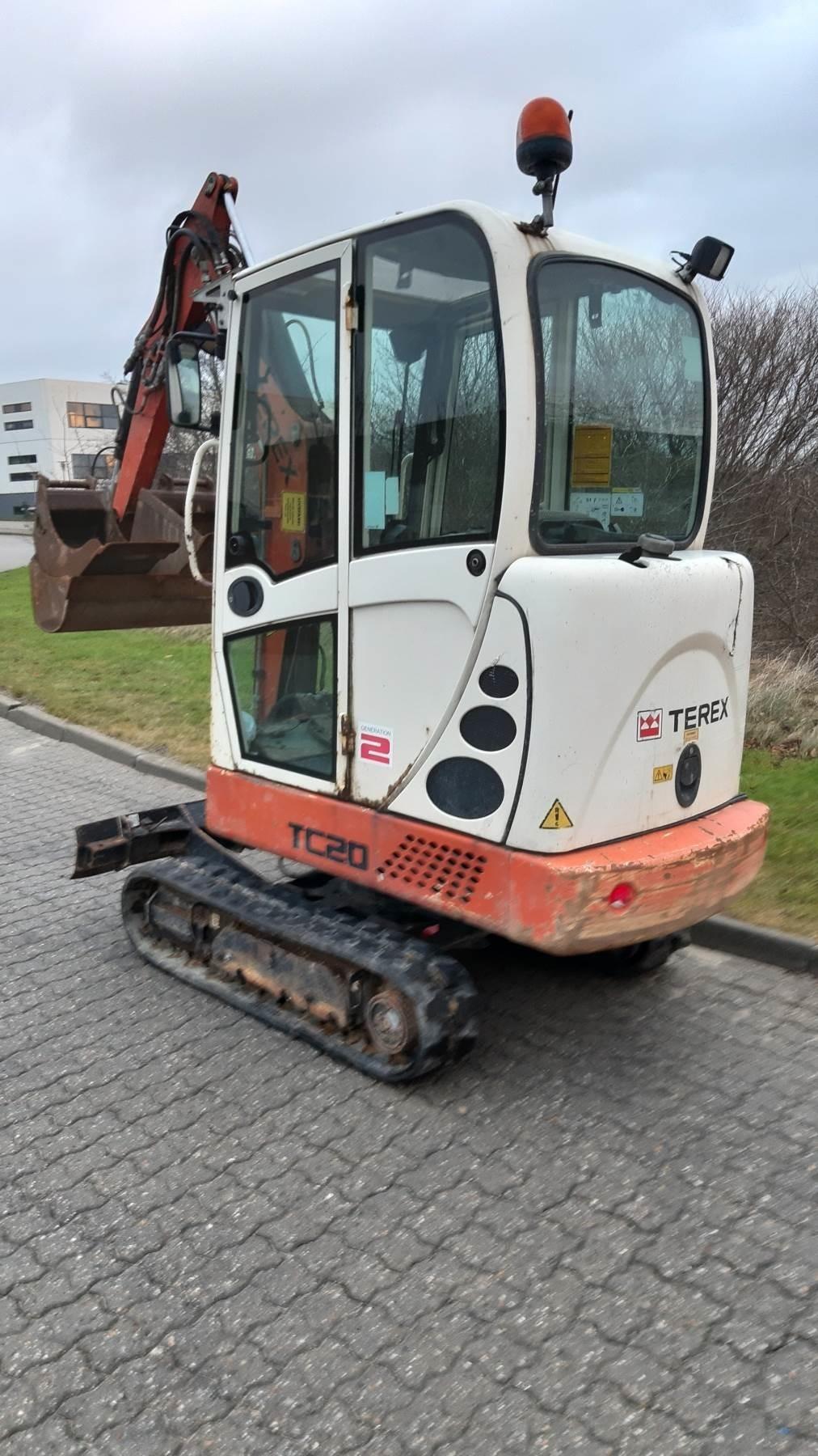 Terex TC20 Minigravemaskiner