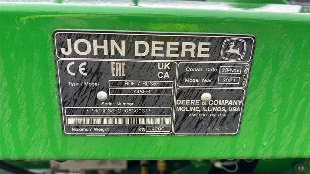 John Deere RD35F HYDRAFLEX SKÄRBORD Skördetröskor