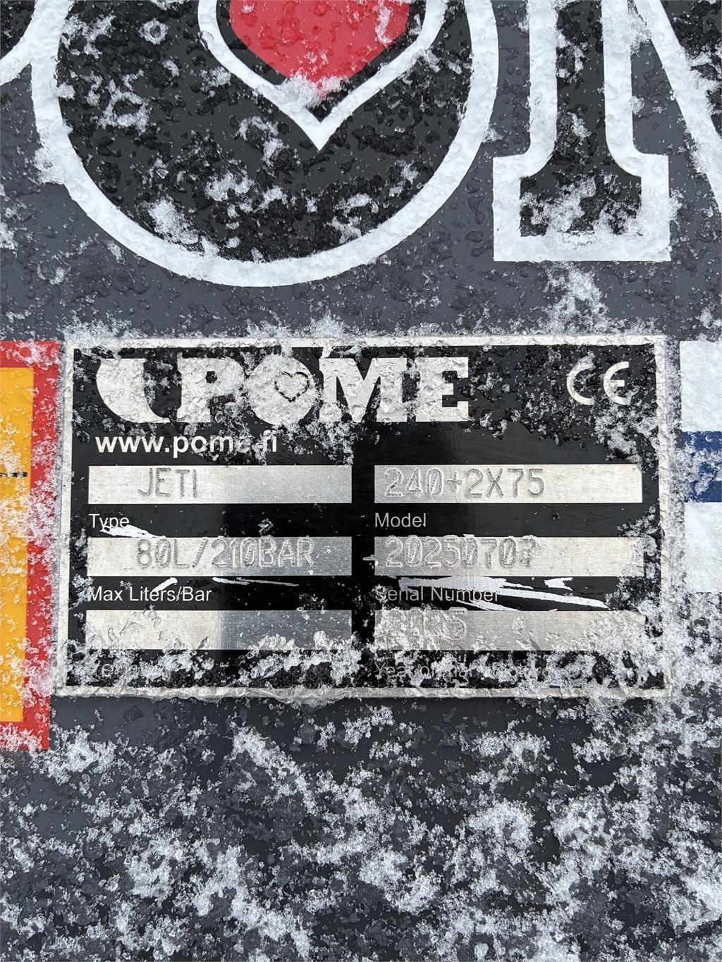Pome JETI 240/390 U-PLOG Övrigt väg och snö