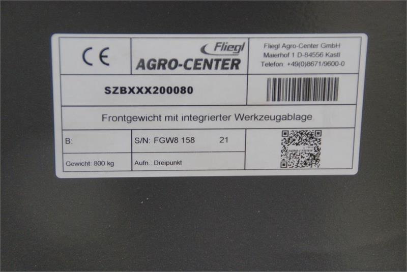 Fliegl  Zavorre anteriori