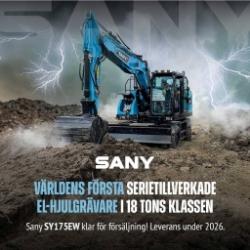 Sany Elektrisk Hjulgrävare SY 175 EW
