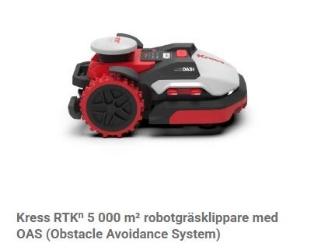 Kress KR174E GPS/RTK Klippare utan slinga - 5000 m²