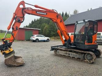 Doosan DX 80 R, stållarv