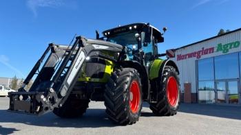 CLAAS Arion 550 Cmatic, Cemis1200, Quicke Q5 & MaxiCare