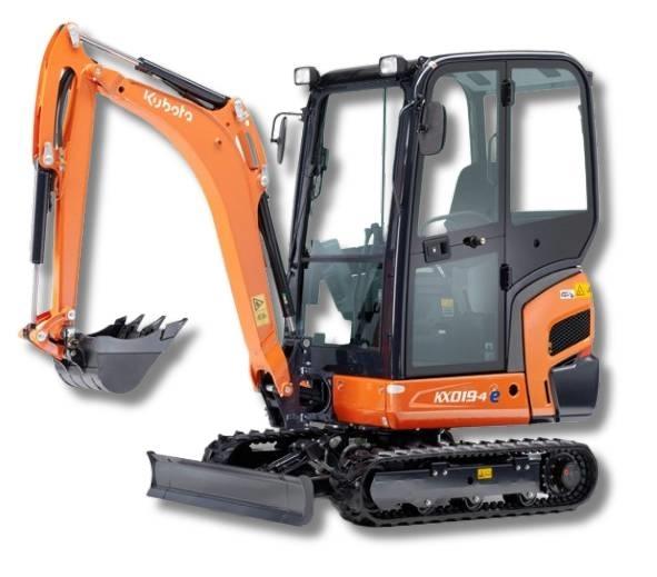 Kubota KX019-4 Elektrisk Minigravemaskiner
