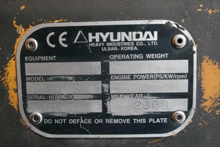 Hyundai R360LC-7 Bandgrävare