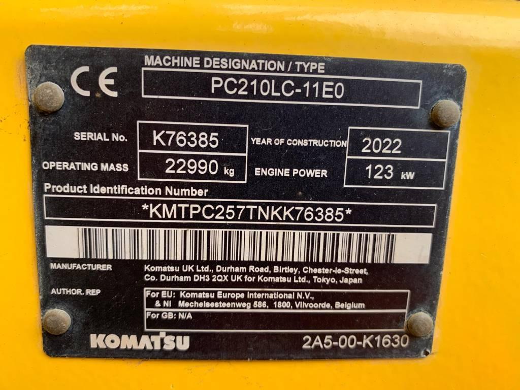 Komatsu PC 210 LC-11 Crawler excavators