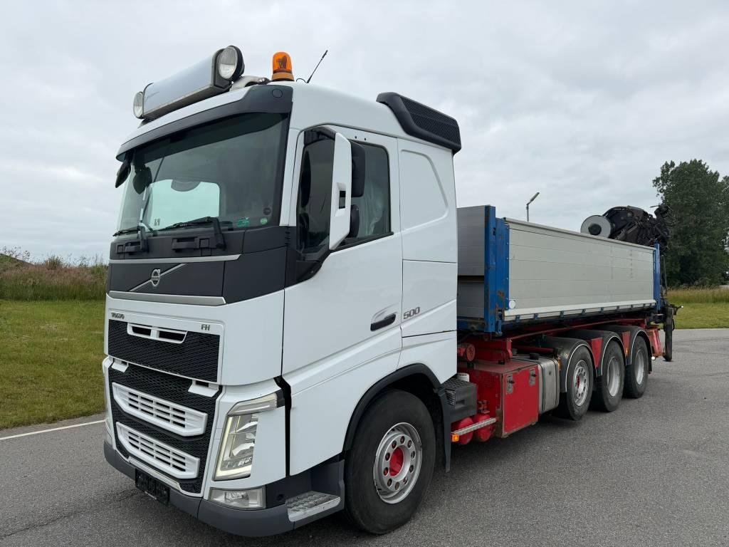 Volvo FH 500 - Hiab 262 EP-6 - container Demonterbare/wirehejs lastbiler