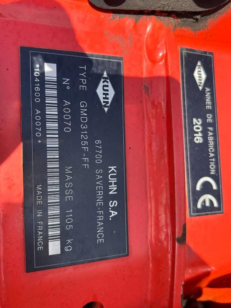 Kuhn GMD 3125 F Etuniittokone Falciatrici