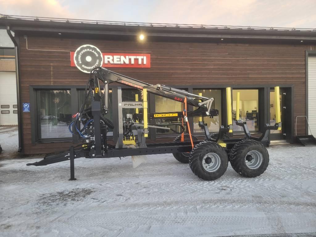 Palms 8D 3.67 2 Palkkirunko Sähköohjattu Metsäperävaunut