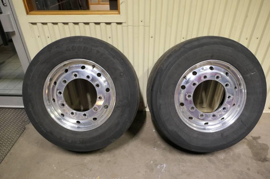 Alcoa Dura Bright Goodyear 385/55R22,5 Däck, hjul och fälgar