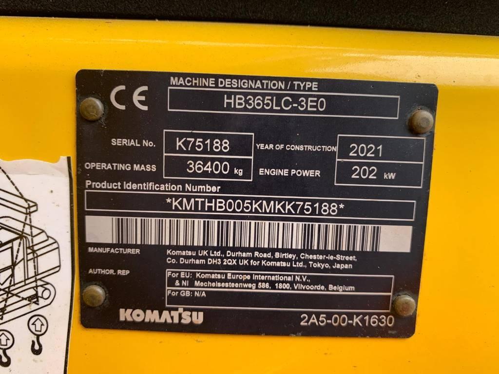 Komatsu HB 365 LC-3 Hybrid Crawler excavators