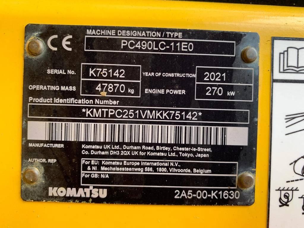 Komatsu PC 490 LC-11 Crawler excavators