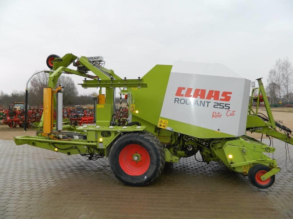 CLAAS Rollant 255 Uniwrap Rituļu preses