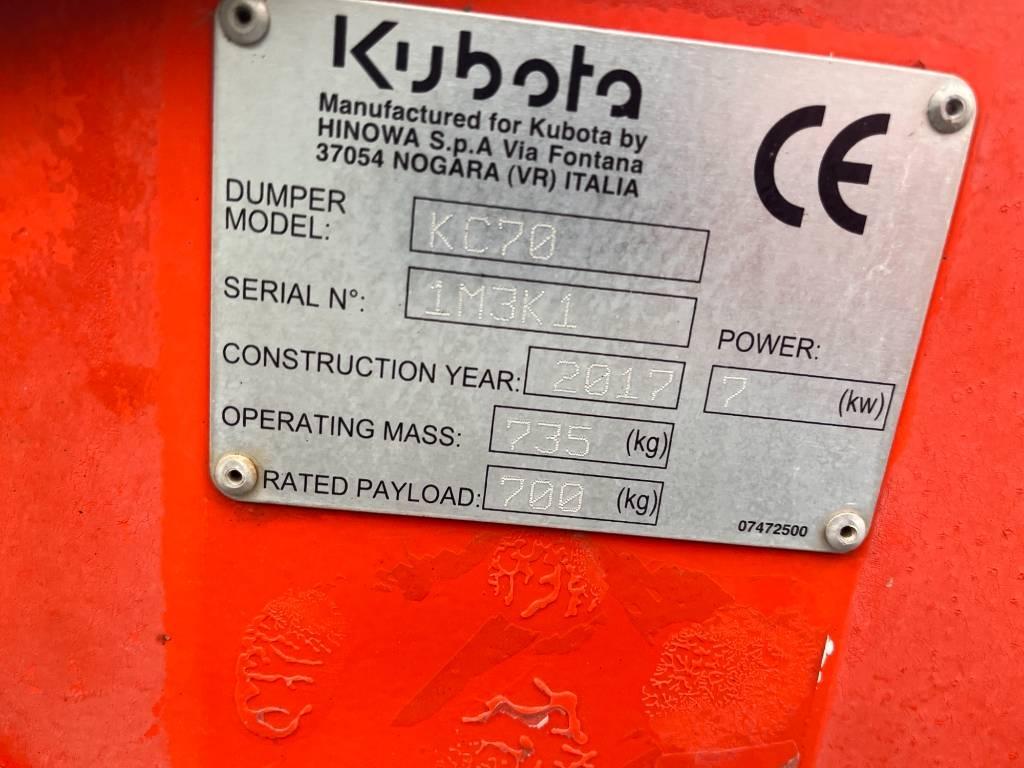 Kubota KC 70 SL-4 Minidumprar