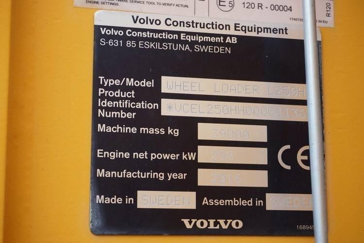 Volvo L 250 H Hjullastare