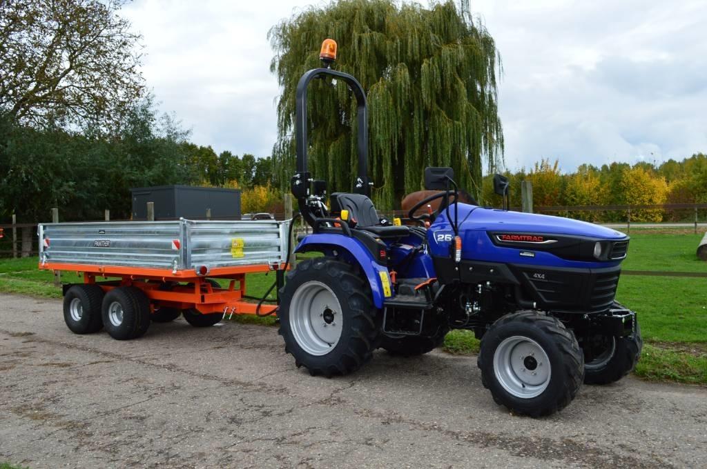 Panther T2.5/4 Kipper, voor mini/compacttractoren Tipper trailers