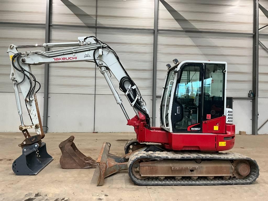 Takeuchi TB 280 FR Miniescavatori