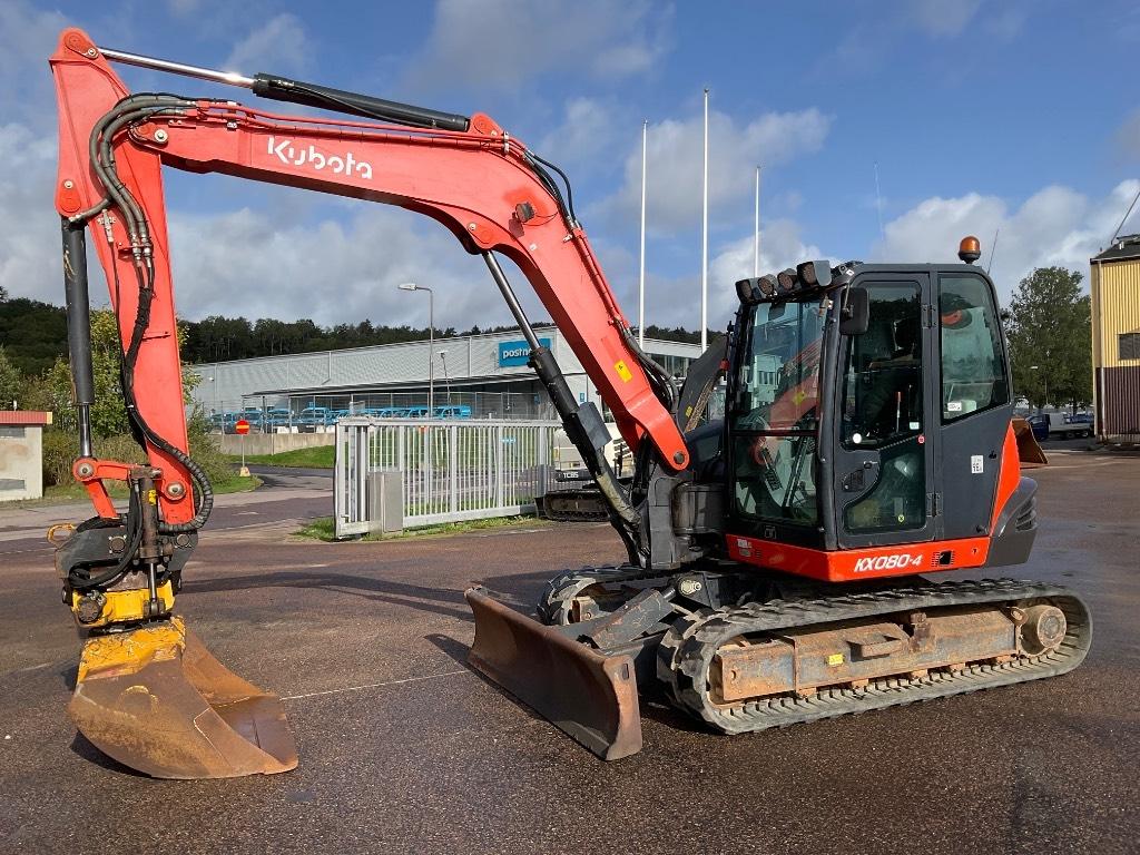 Kubota KX 080-4 Midigrävmaskiner 7t - 12t