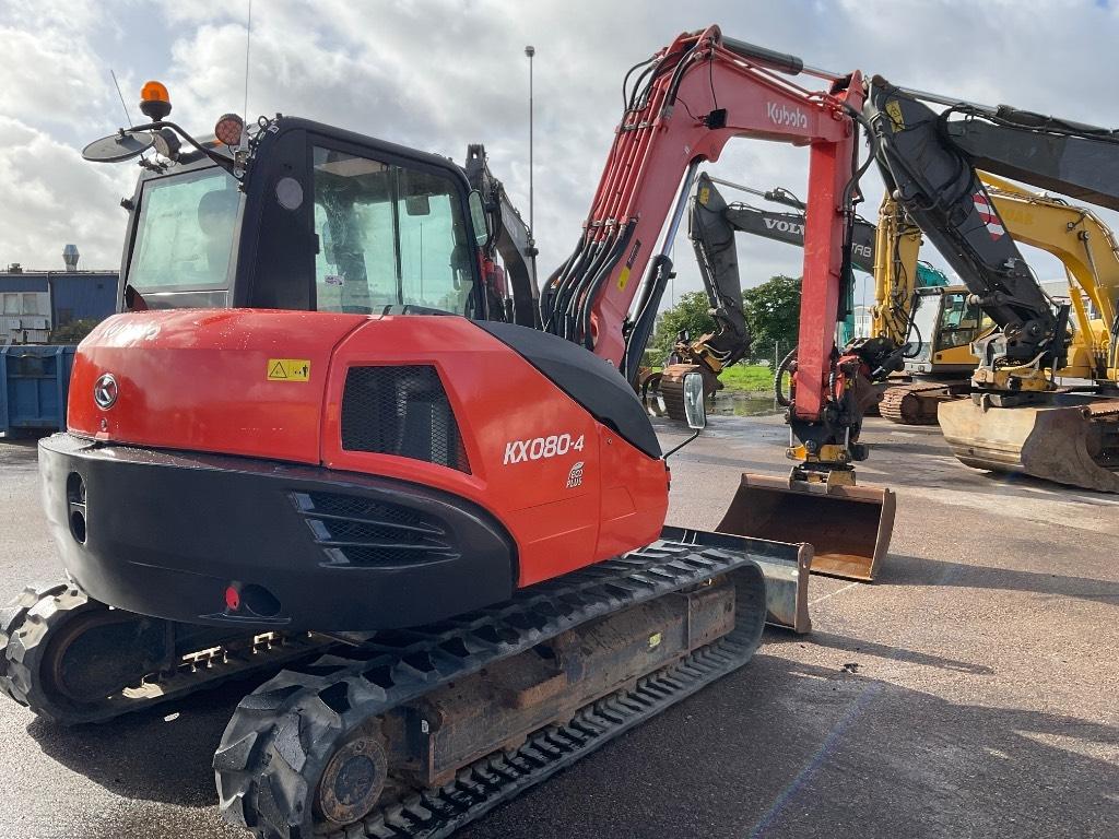 Kubota KX 080-4 Midigrävmaskiner 7t - 12t