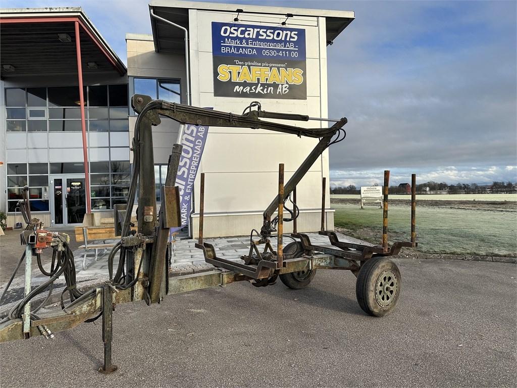 Enkelaxlad Vedkärra Skogsvagnar