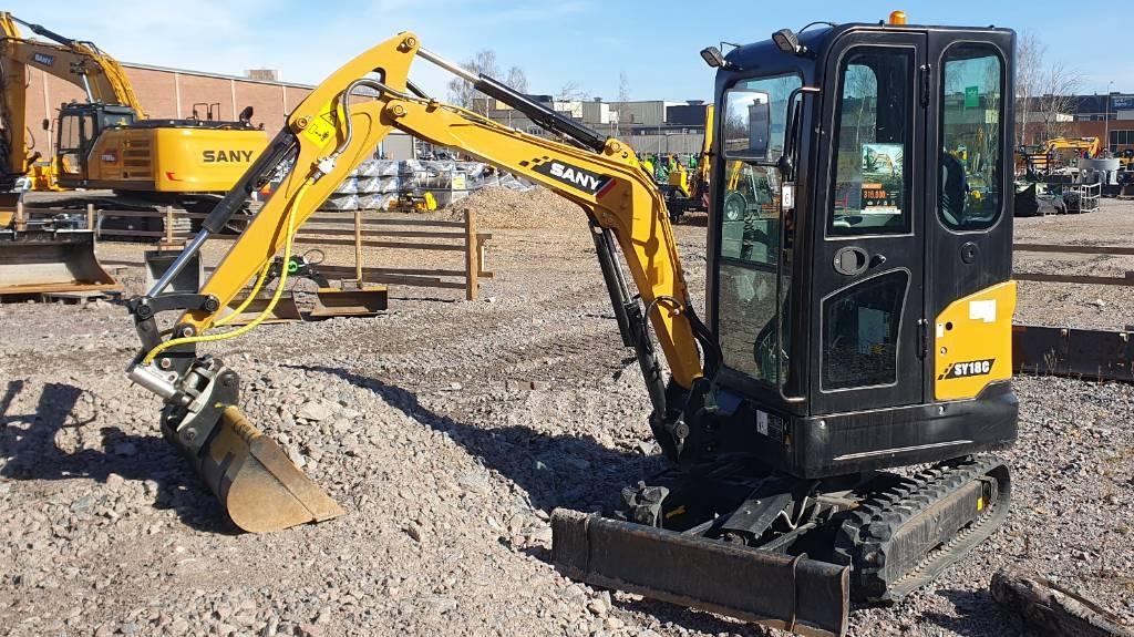 Sany SY 18 C Minigrävare < 7t