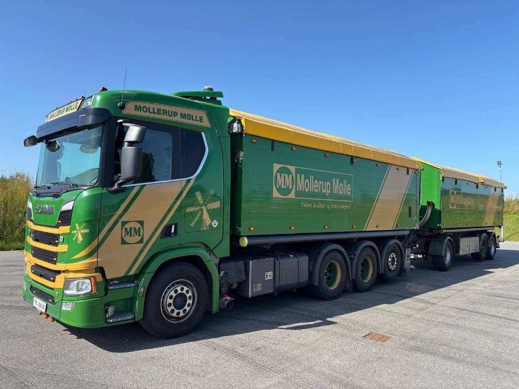 Scania R 520 - Suction and blower unit - Tipper Landbrugs / kornlastbiler
