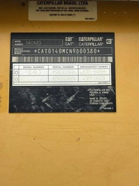 CAT 140 M 3 | 2015 | 12,868 hrs | INBOUND JEDDAH Graders