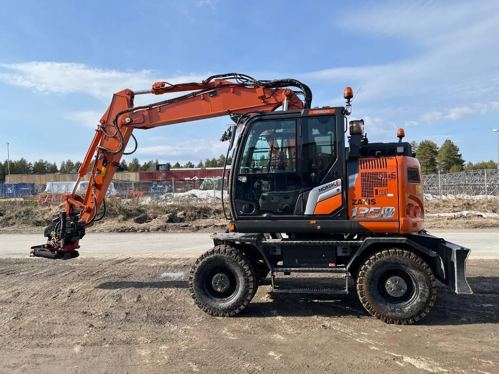 Hitachi ZX 135 W-7 Hjulgrävare