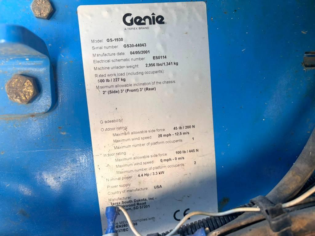 Genie GS 1930 Saxliftar