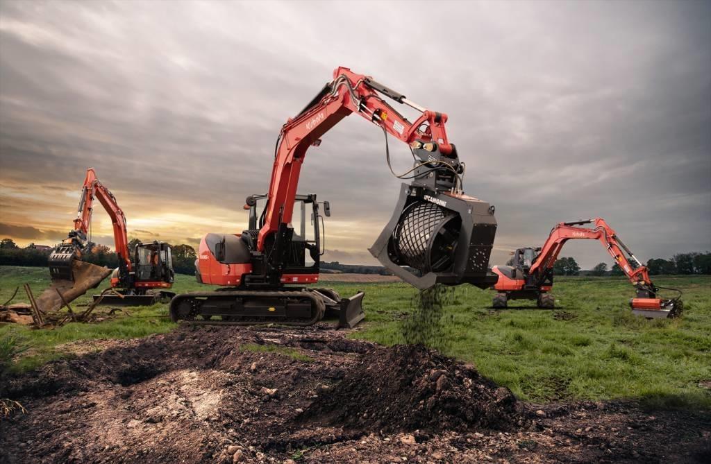 Kubota KX 085-5 Midi-gravemaskiner 7t - 12t