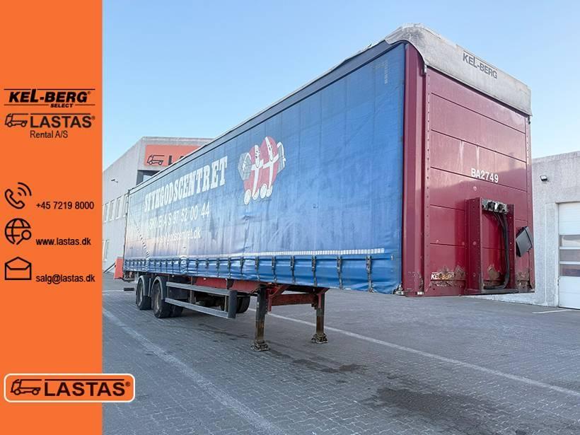 Kel-Berg 2 axle Curtainsider / Planenauflieger Curtainsiderauflieger
