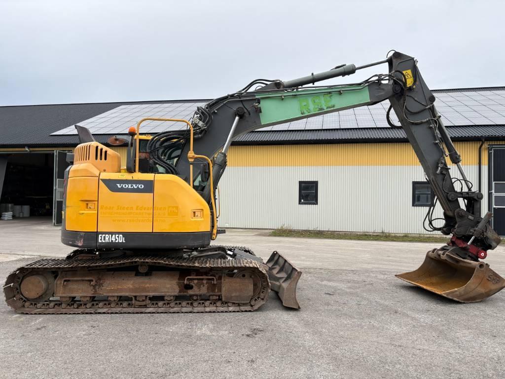 Volvo ECR145DL grävmaskin, rototilt, c-smörj Bandgrävare