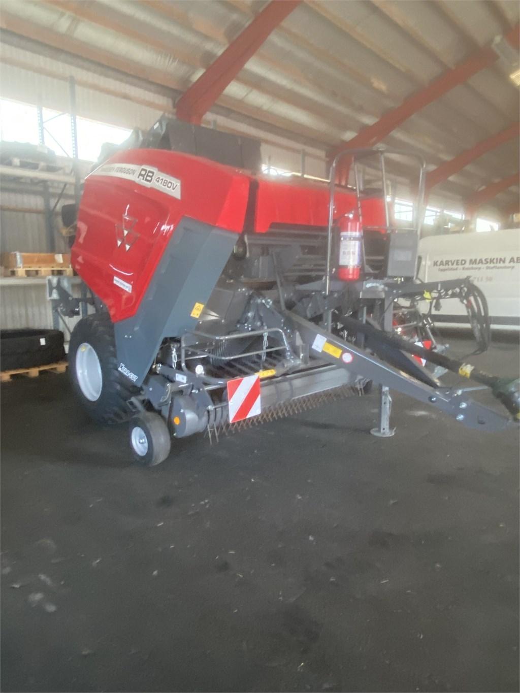 Massey Ferguson 4180 V Extra Rundbalspress med Flexkammare Rundbalspressar