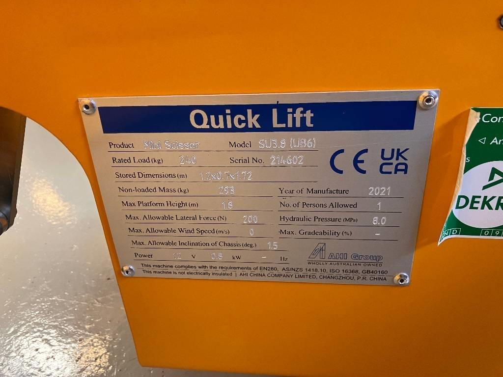 HAULOTTE SWIFT UP 3.8 Ascensores de personal y montacargas de acceso