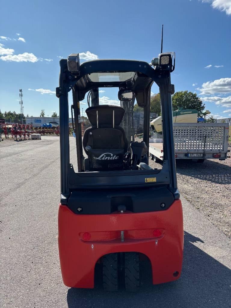 Linde E16 Trehjulig elektrisk Motviktstruck LEASING/KÖP Elmotviktstruckar