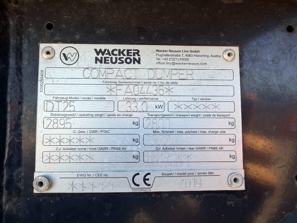 Wacker Neuson DT 25 Banddumprar
