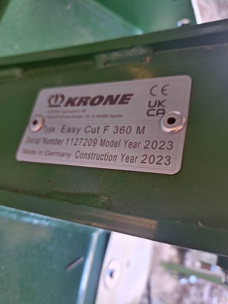Krone Easy Cut F360 M Mowers